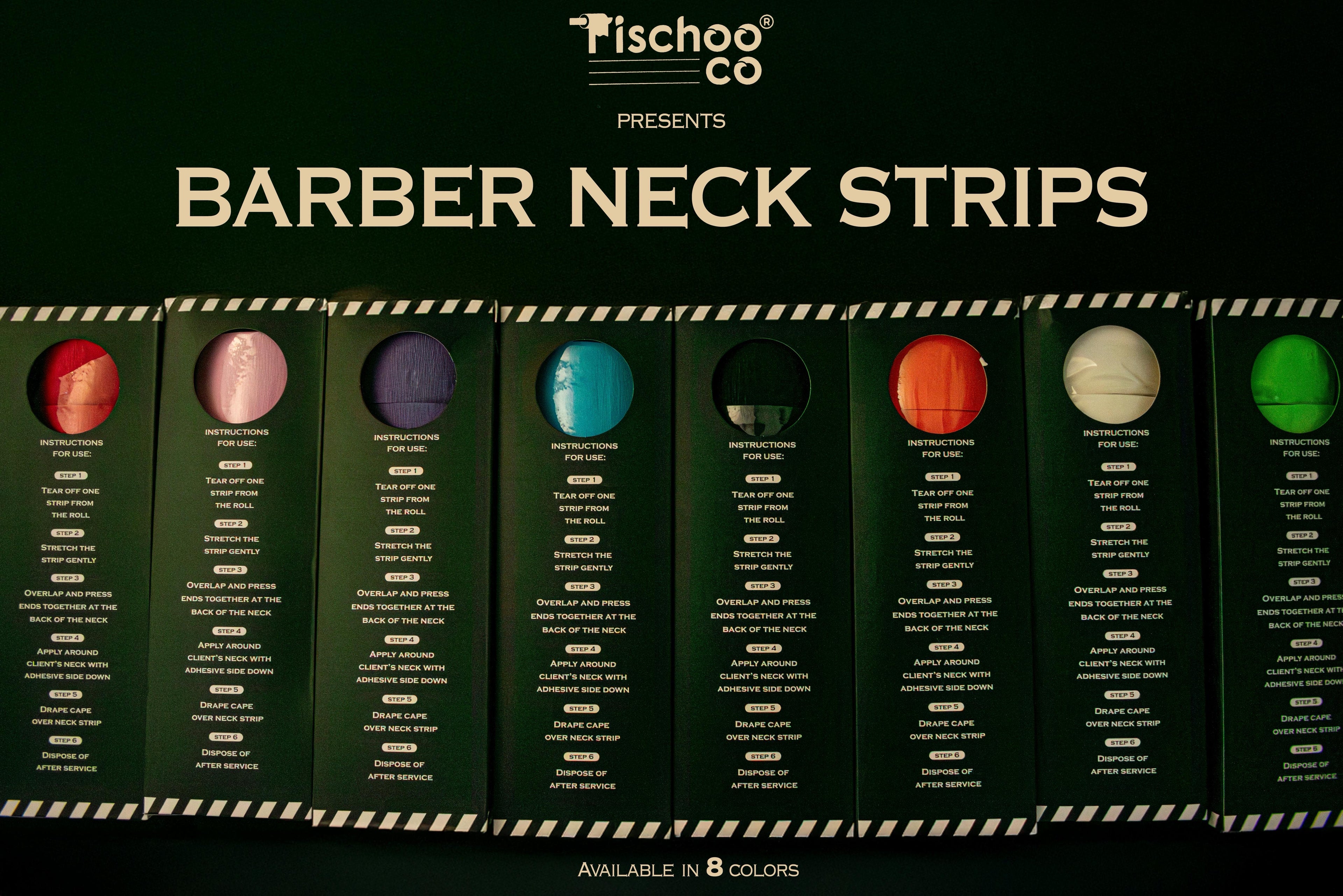 Tischoo Co. Premium Barber Neck Strips